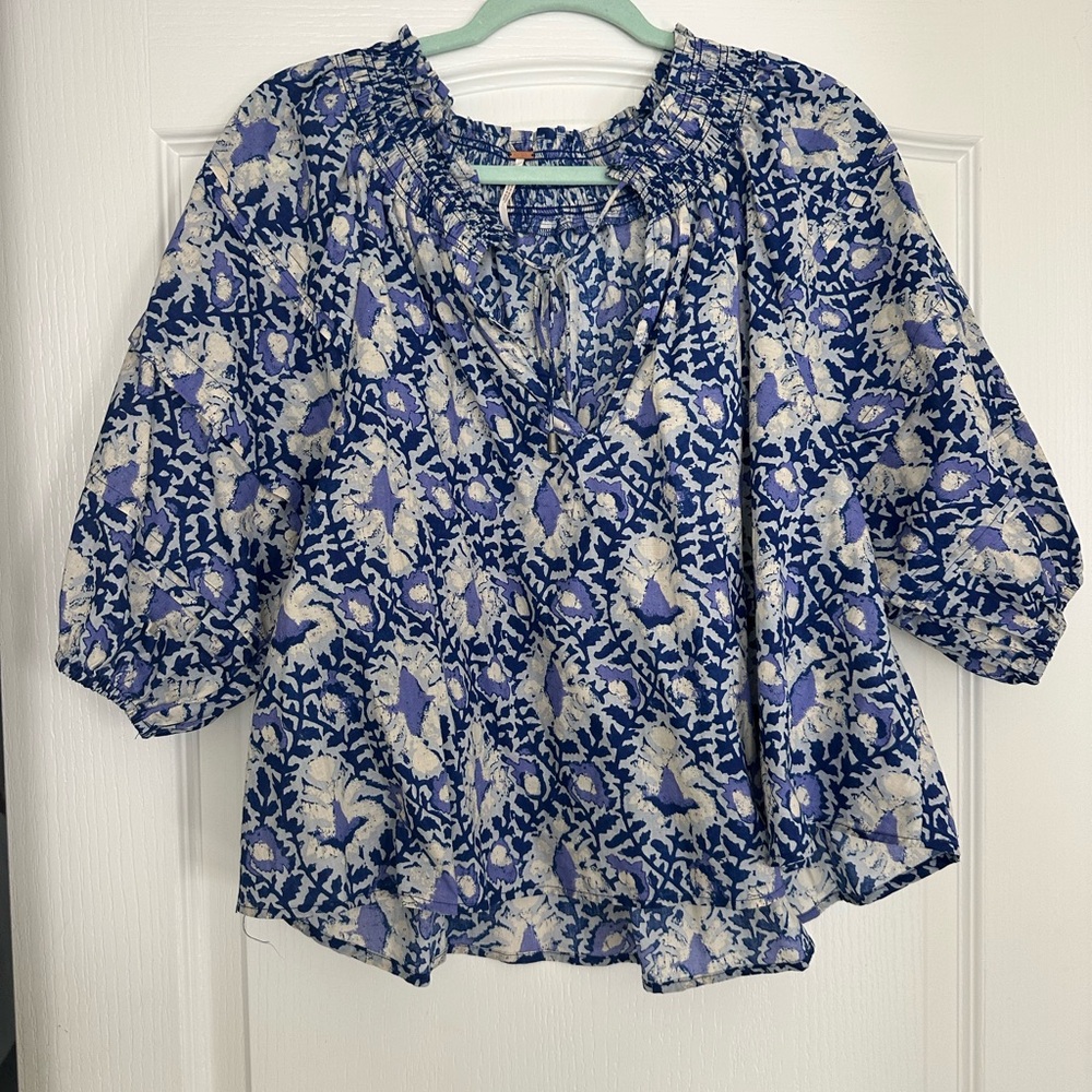 Willow Printed Free People Top XS